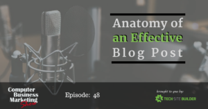 Anatomy of an Effective Blog Post